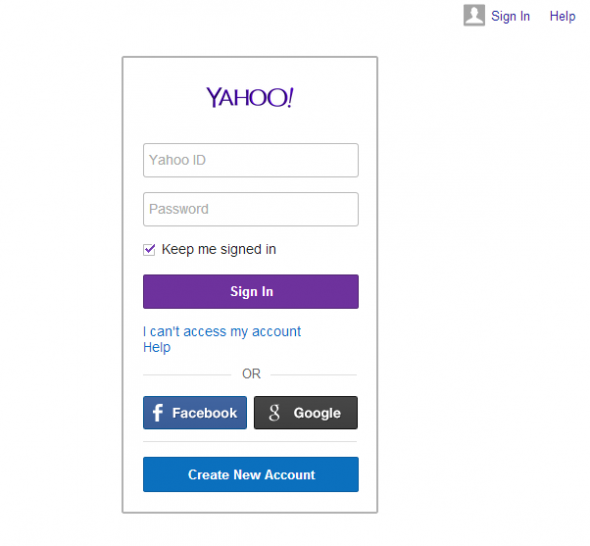 Sign facebook up registration yahoo Yahoo is
