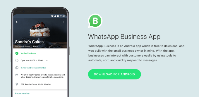 WhatsApp’ın işletmelere özel uygulaması WhatsApp Business yayına girdi