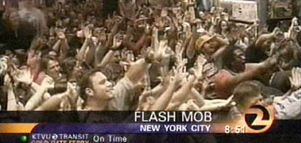 Zararsız Eğlencenin Yeni Adı: Flash Mob