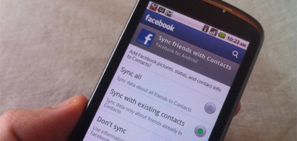 Google Yeni Telefonu Nexus S’te Facebook ile Senkronizasyona İzin Vermiyor