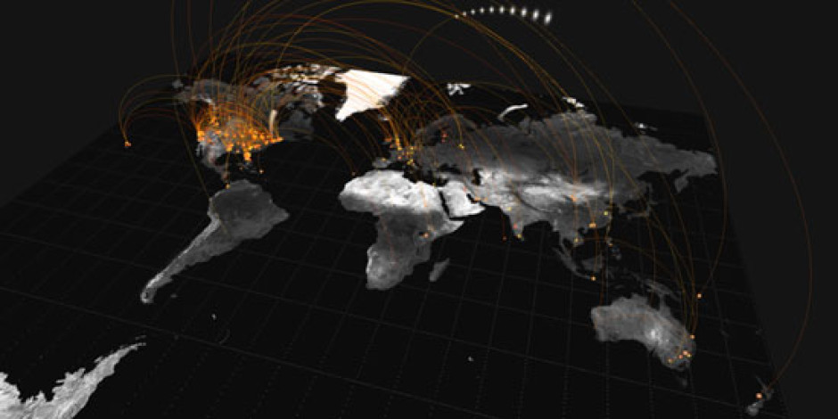 Twitter, Küresel Tweet Akışını Görselleştirdi