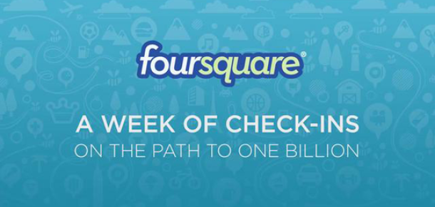 Foursquare, 1 Milyar Check-in’e Ulaştı