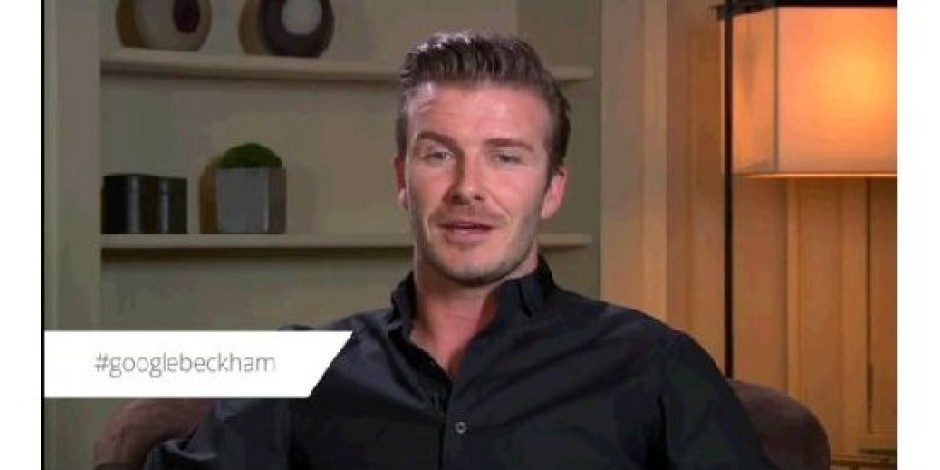 David Beckham ile Google+’ta  Canlı Sohbet