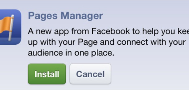 Facebook’tan Sayfa Yöneticilerine Yönelik Mobil Uygulama