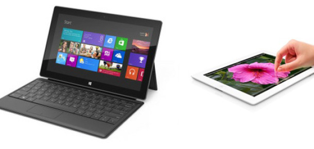 Microsoft Surface vs. Yeni iPad