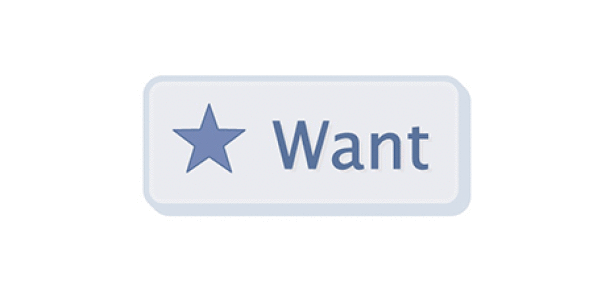 Facebook “Want” Düğmesini Test Ediyor
