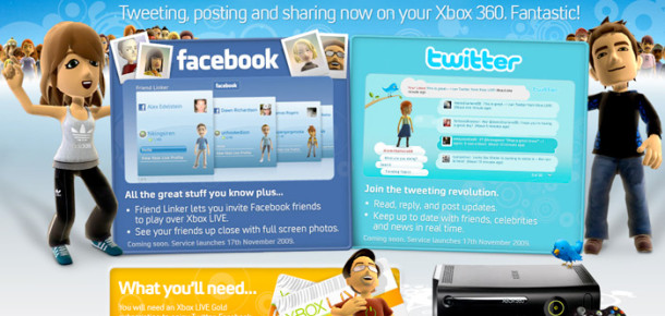 Facebook ve Twitter Uygulamaları XBox 360’tan Kaldırıldı