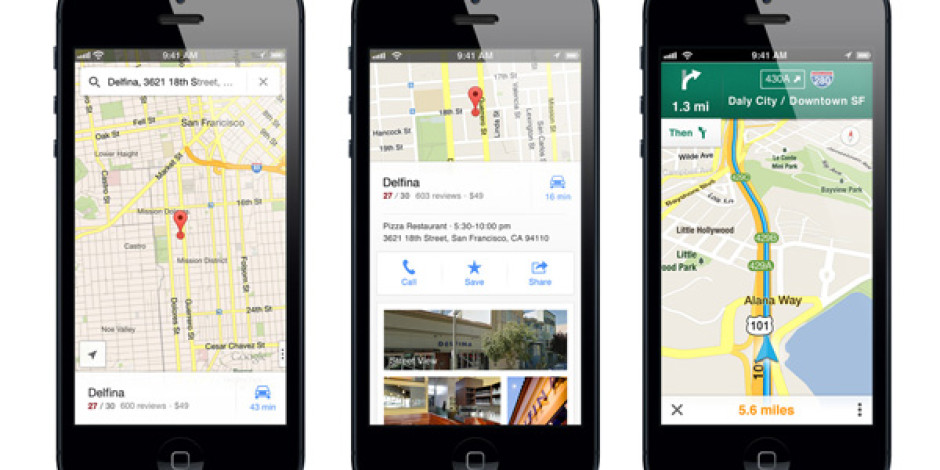 Google Maps’in iOS Uygulaması Çıktı!