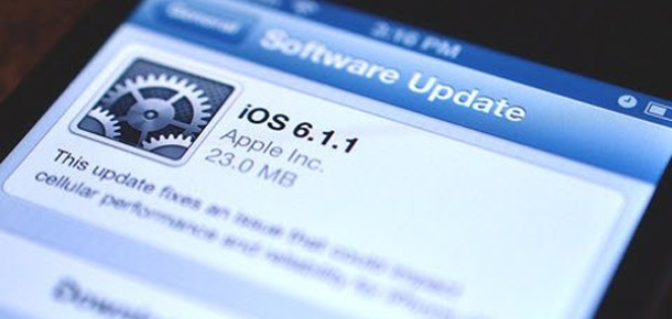 Apple iPhone 4S’e Yönelik iOS 6.1.1 Güncellemesini Yayınladı