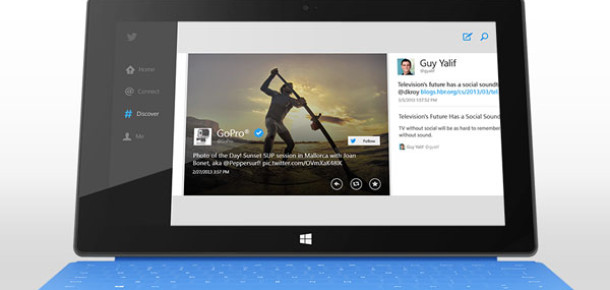 Twitter, Windows 8 ve RT Uygulamasını Yayınlandı