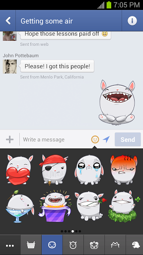 Facebook Messenger Stickerlar