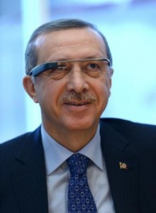 Recep Tayyip Erdoğan - Google Glass