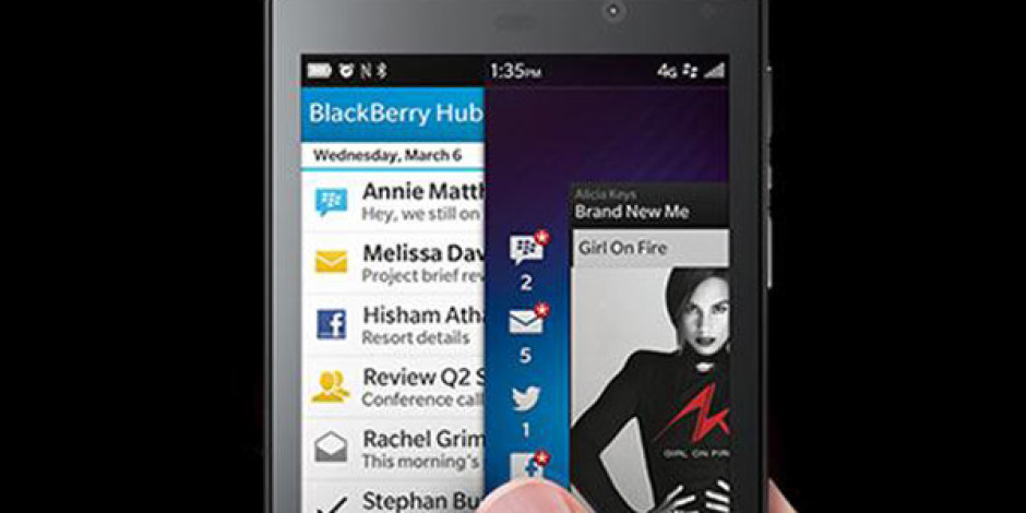 Blackberry’nin Yeni Amiral Gemisi A10 Kasım’da Geliyor
