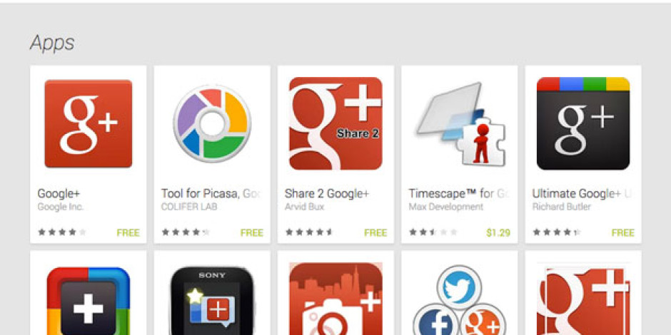 Google Play’in Web Arayüzü Yenilendi