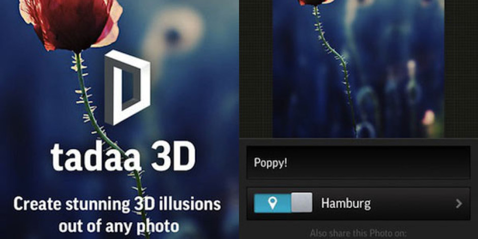 Instagram Alternatifi Tadaa 3D İle Fotoğraflarınızı Üç Boyutlu Yapın!
