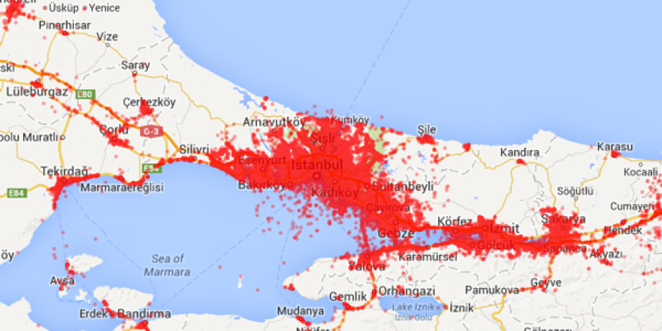 Foursquare Check-in’leriyle Türkiye’nin Mekan Haritası