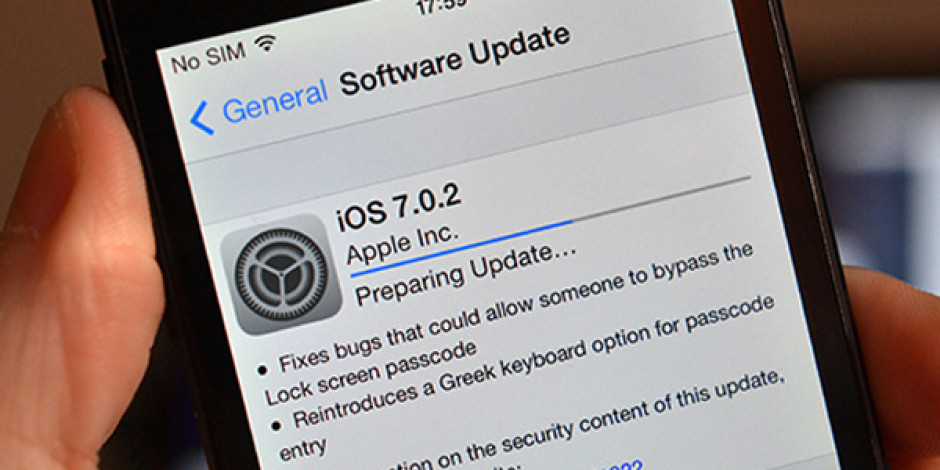 Apple, Güvenlik Açıklarını Düzelten iOS 7.0.2 Güncellemesini Yayınladı