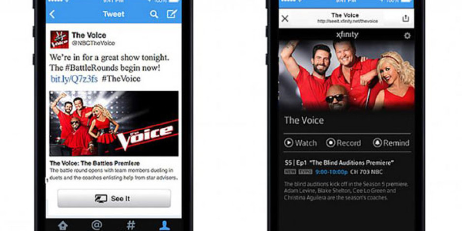 Comcast ve Twitter İşbirliğiyle Tweet Üzerinden TV İzleme Dönemi Başlıyor