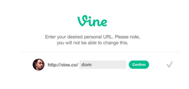 Vine’da Kişiye Özel URL Dönemi Başlıyor