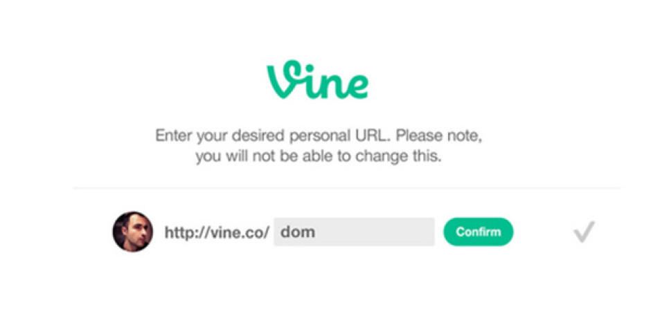 Vine’da Kişiye Özel URL Dönemi Başlıyor