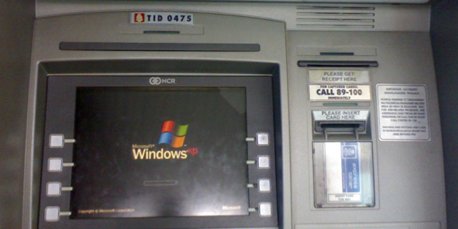 Windows XP’nin Emekliye Ayrılması ATM’lerin %95’ini Doğrudan Etkileyecek
