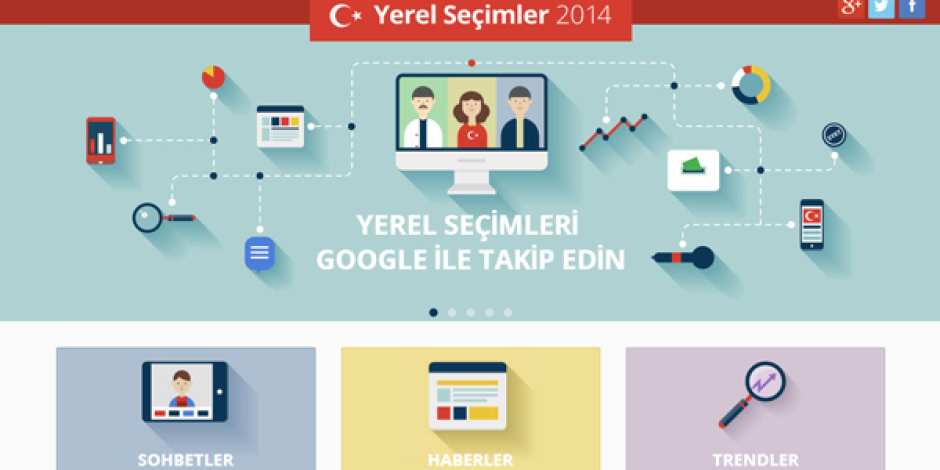 Google’dan 2014 Yerel Seçimlerine Özel Sayfa