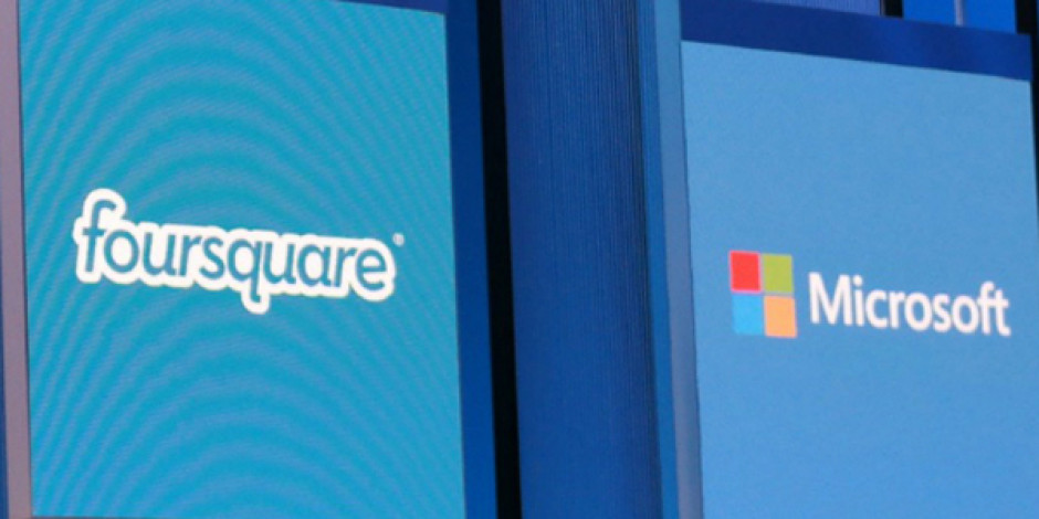 Microsoft, 15 Milyon Dolarlık Yatırımla Foursquare’in Veri Ortağı Oldu