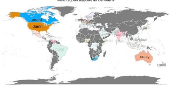 Facebook’tan Cinsiyet ve Lokasyon Kaynaklı Dilbilim Haritası