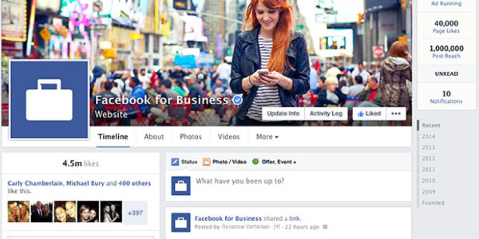 Facebook Sayfalarının Tasarımı Ek Özelliklerle Yenilendi