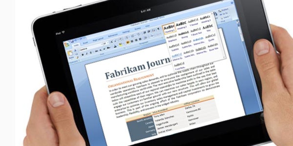 Office 365’in iPad Versiyonu Nihayet Önümüzdeki Hafta Tanıtılıyor