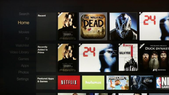 Amazon Fire TV Arayüz