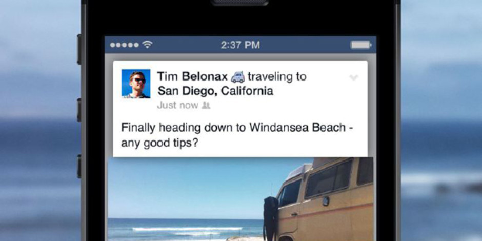 Facebook’ta Seyahatleri Paylaşma Dönemi Başladı