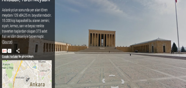 19 Mayıs Şerefine Anıtkabir, Google Street View İle Dünyaya Açıldı