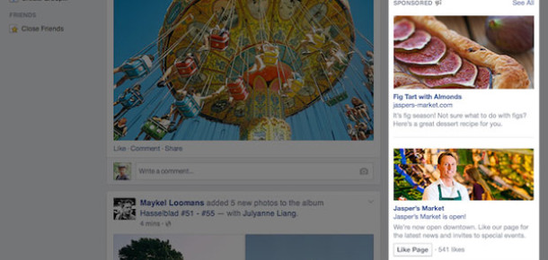 Facebook yenilenen sağ sütun reklamlarını bu hafta hayata geçiriyor