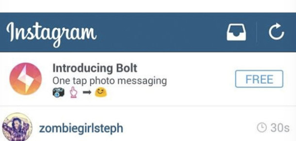 Instagram, Snapchat’e rakip olacak “Bolt” adlı bir uygulama geliştiriyor