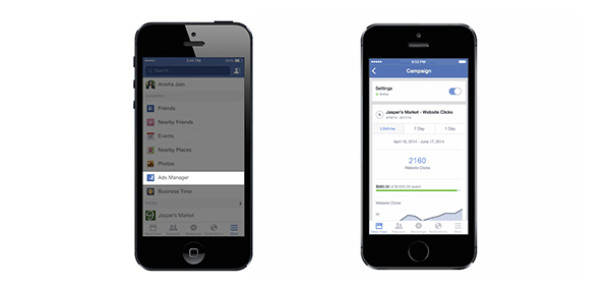 Facebook reklamları artık mobil cihazlardan yönetilebilecek