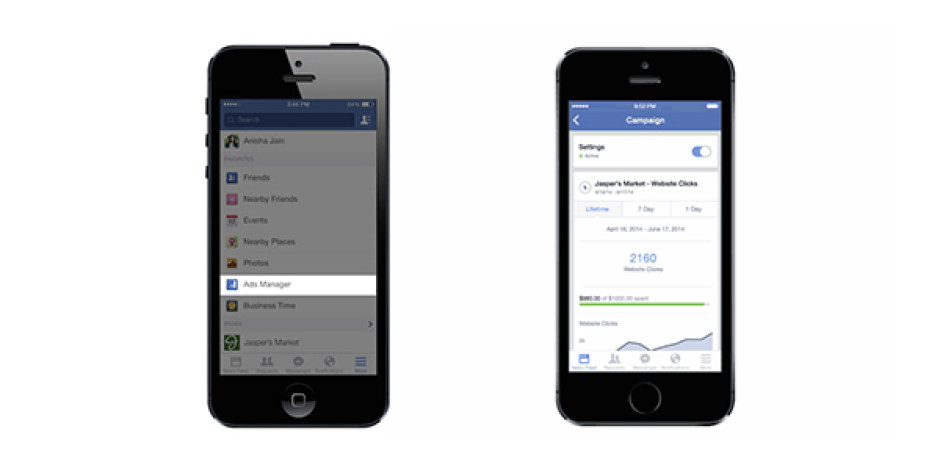 Facebook reklamları artık mobil cihazlardan yönetilebilecek
