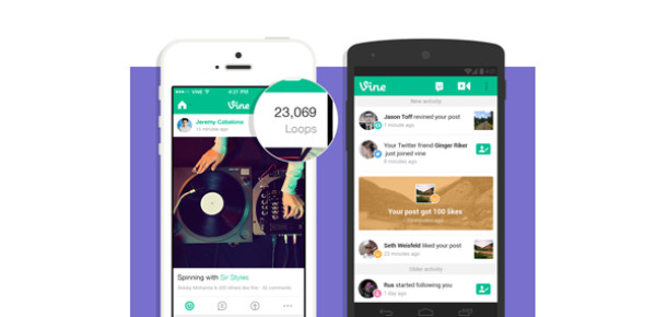 Vine artık videoların döngü sayılarını gösteriyor