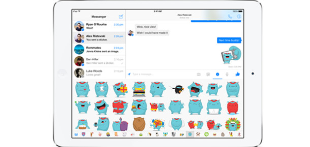 Facebook Messenger iPad’e geldi