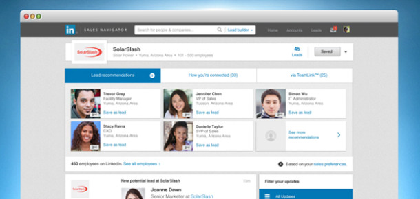 LinkedIn yeni ürünü Sales Navigator ile sosyal satışları artırmayı hedefliyor