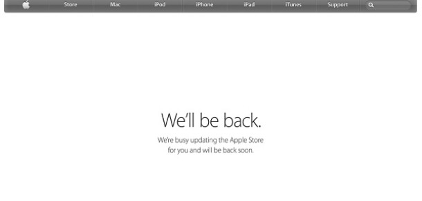 Apple akşam yapacağı etkinlik öncesinde online mağazasını kapattı