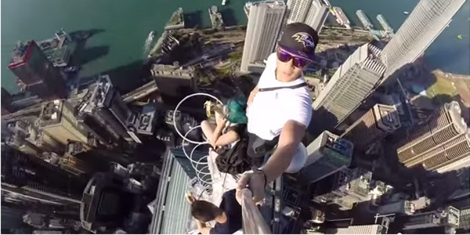 Milenyum neslininin yüksek yapılarda selfie ile imtihanını gösteren 4 video
