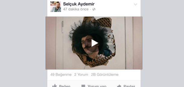 Facebook, video izlenme sayılarını kullanıcıya da göstermeye başladı