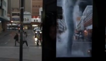 Fırtınanın İçinde filmi için artırılmış gerçeklik temelinde hazırlanan reklam panosu