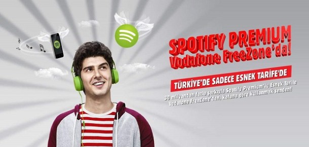 Vodafone’dan Spotify Premium’lu paketler