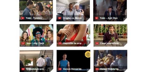 Türkiye’de 2014 yılının en popüler 10 YouTube reklamı