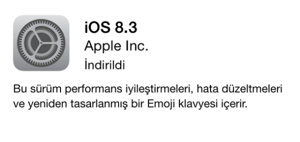 Türkçe Siri’nin geldiği iOS 8.3’le gelen 55 iyileştirme ve hata düzeltmesi