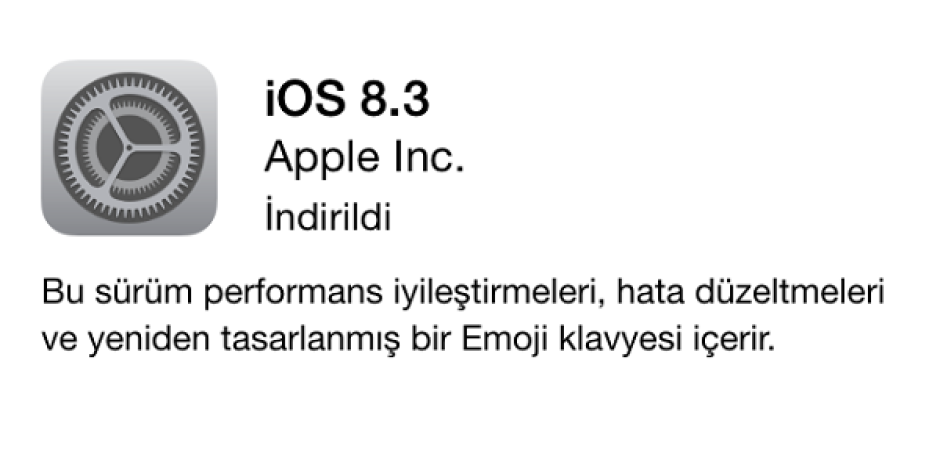 Türkçe Siri’nin geldiği iOS 8.3’le gelen 55 iyileştirme ve hata düzeltmesi