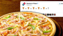 Domino’s pizza emoticon’u içeren tweet’le sipariş almaya hazırlanıyor