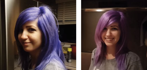 Sosyal medyanın yeni ikilemi renk değiştiren saç: Mavi, Mor veya Pembe